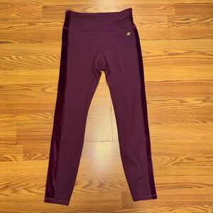 Juicy Couture Sport Women's Stretch Velour Side Panel Luxe Legging Size Medium